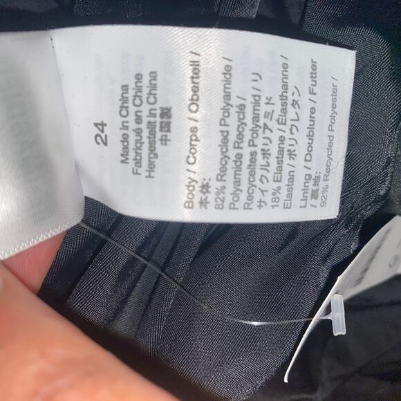 NWT J. Crew Black Ruched Sweetheart One-Piece Swim Bathing Suit Women's Size 24 - Picture 7 of 8